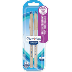 Papermate confezione da 2 penne cancellabili Replay - blu