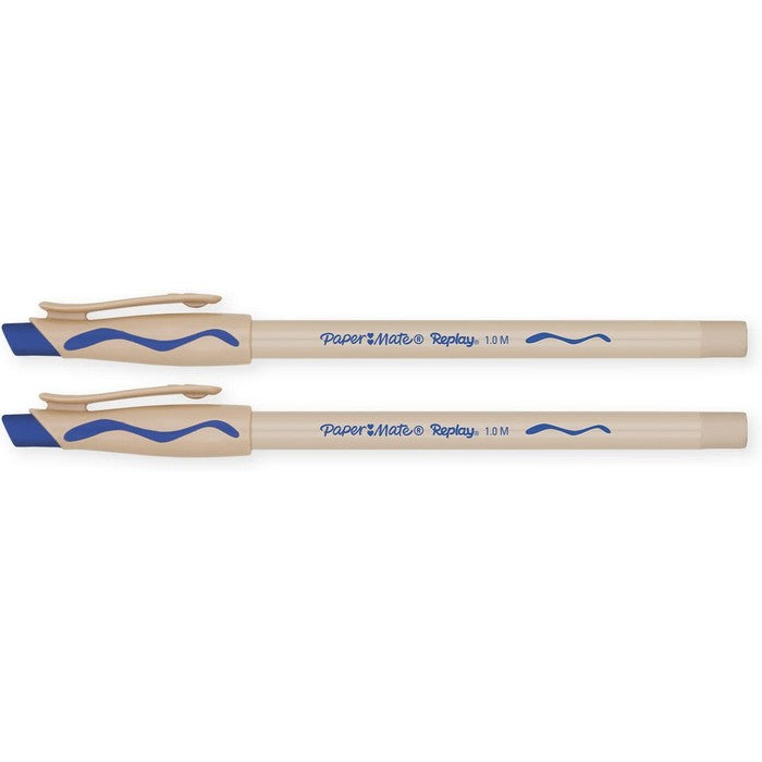 Papermate confezione da 2 penne cancellabili Replay - blu - INGRO CART - 34277918146776