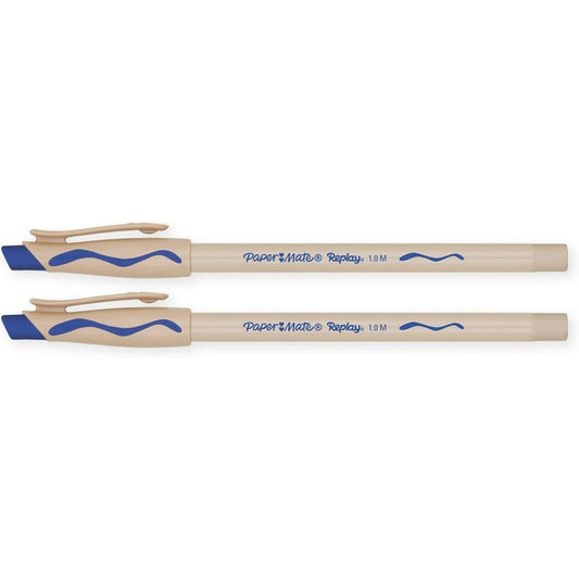 Papermate confezione da 2 penne cancellabili Replay - blu - INGRO CART - 34277918146776