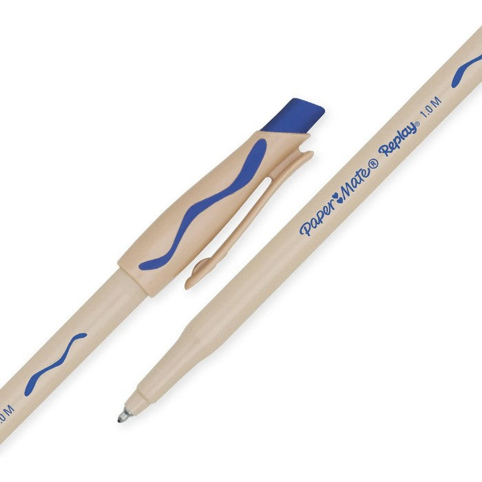 Papermate confezione da 2 penne cancellabili Replay - blu - INGRO CART - 34277919817944