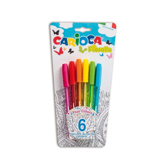 Carioca 6 penne Fiorella sfera fluo - INGRO CART - 34277930959064