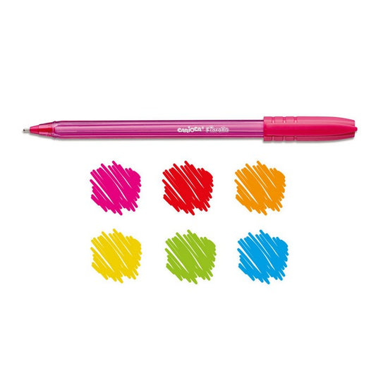 Carioca 6 penne Fiorella sfera fluo - INGRO CART - 34277930959064