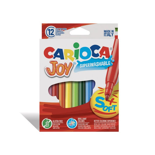 Carioca confezione da 12 pennarelli Joy - INGRO CART - 34277937610968