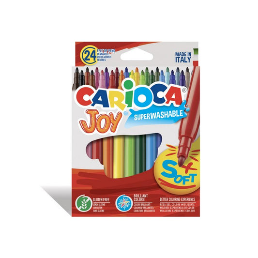 Carioca confezione da 24 pennarelli Joy - INGRO CART - 34277941575896