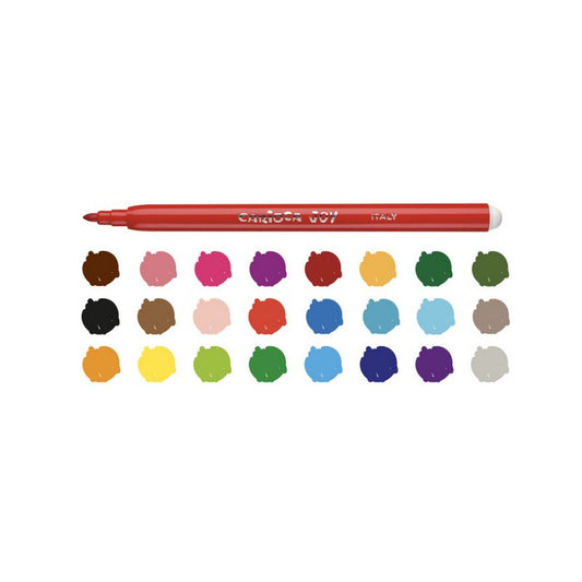 Carioca confezione da 24 pennarelli Joy - INGRO CART - 34277941575896