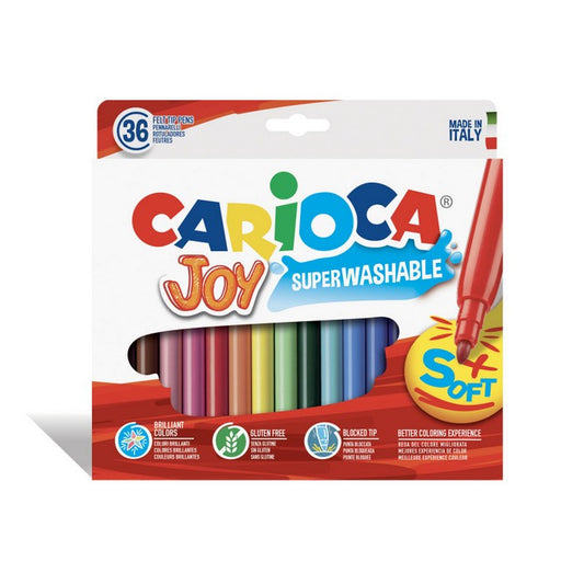 Carioca confezione da 36 pennarelli Joy - INGRO CART - 34277944066264