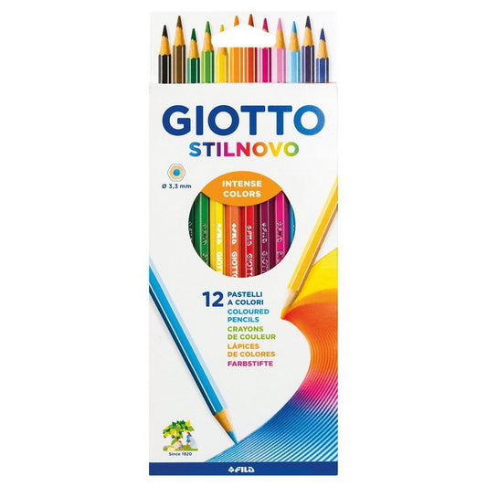 Giotto confezione da 12 pastelli Stilnovo - INGRO CART - 34277951013080