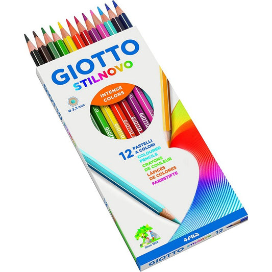 Giotto confezione da 12 pastelli Stilnovo - INGRO CART - 34277951013080