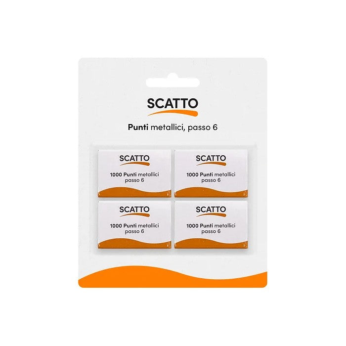 Confezione 2 box punti metallici universali k-148 passo 6