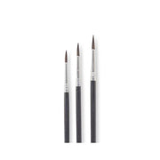 Set 3 pennelli per pittura tondi 3 misure