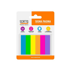 Confezione 100 segnapagina colorati