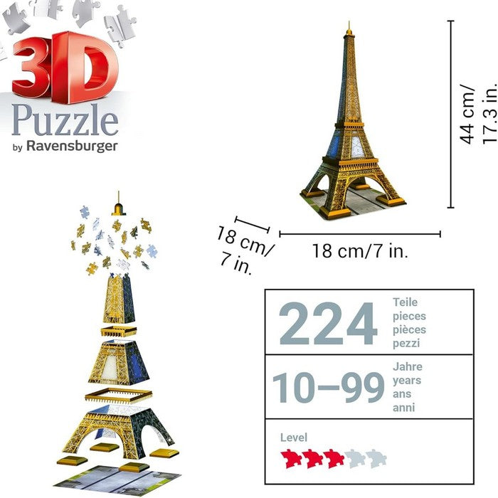 Tour Eiffel Puzzle 3D