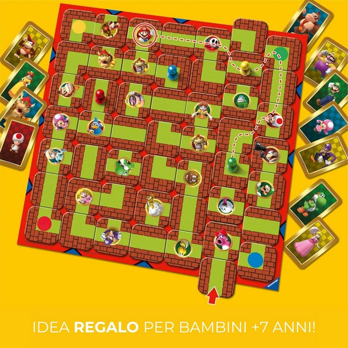 Labirinto Super Mario gioco da tavolo