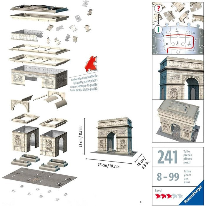 Arco di Trionfo Puzzle 3D