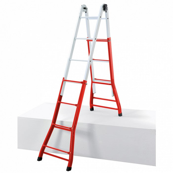 Scala telescopica 4+4 acciaio