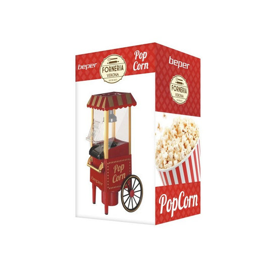 Macchina per popcorn a carrello 1200 watt - BEPER - 34278065111256