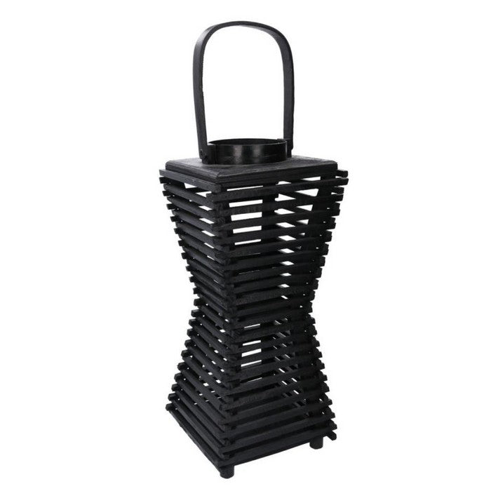 Lanterna in legno nero 67 cm