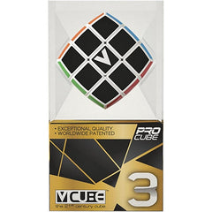 V-Cube 3x3 White Pillow
