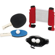 Ping Pong Set con racchette, palline e rete