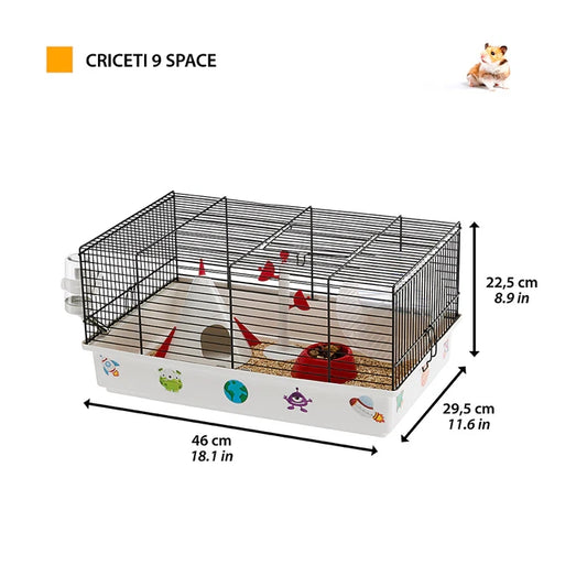 Gabbia per criceti - 9 Space - FERPLAST - 66088277279098