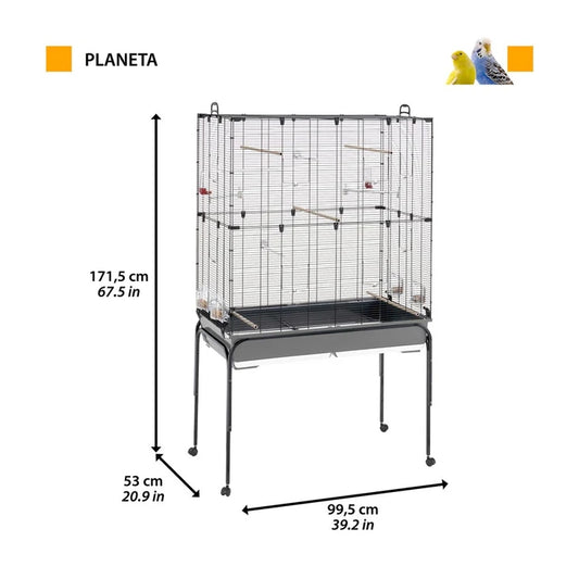 Gabbia grande per uccelli - Planeta - FERPLAST - 66088309031290