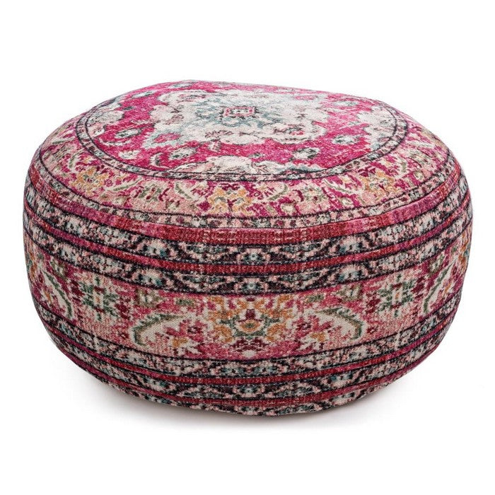 Pouf tondo etnico in tessuto - Tamil - BIZZOTTO - 34261850292440