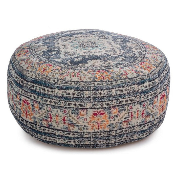 Pouf tondo etnico in tessuto - Tamil - BIZZOTTO - 34261851898072