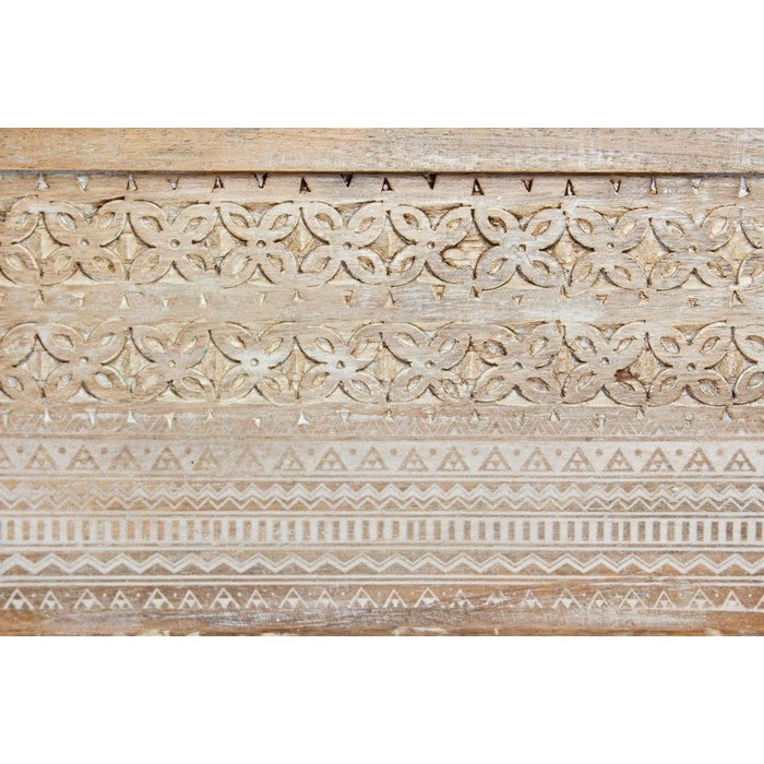 Tavolino con contenitore in legno shabby - Mayra - BIZZOTTO - 34280131363032