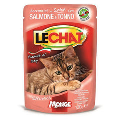 LeChat Adult Bocconcini con Salmone e Tonno 100g