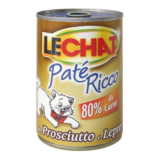 LeChat Adult Paté Ricco con Prosciutto e Lepre 400g - MONGE - 34289786093784