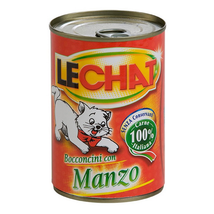 LeChat Adult Bocconcini con Manzo - MONGE - 34289778196696