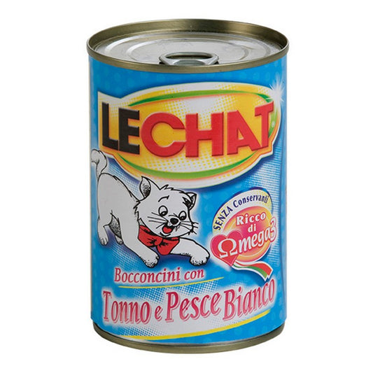LeChat Adult Bocconcini con Tonno e Pesce Bianco - MONGE - 34288549462232