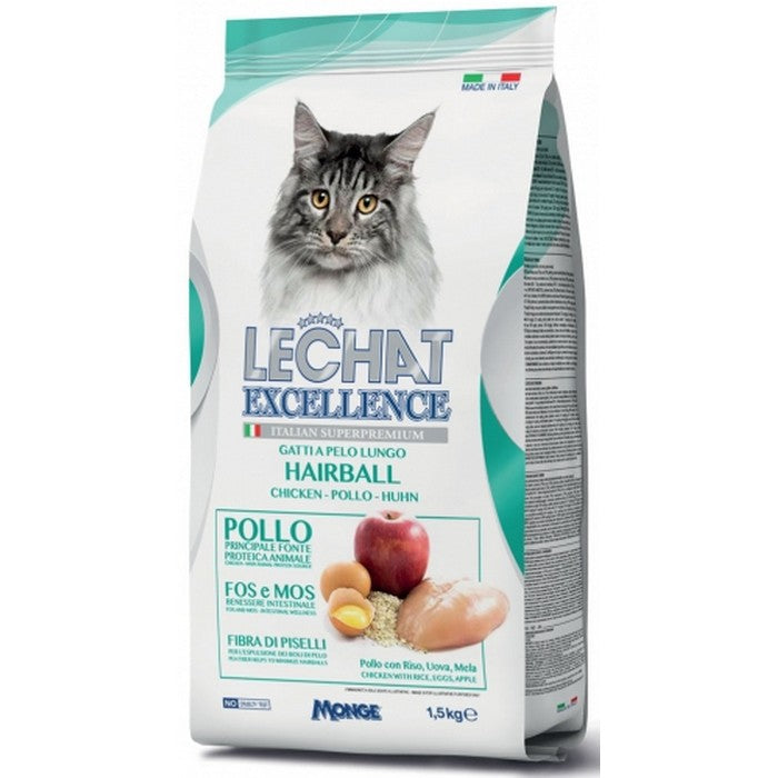 LeChat Excellence Hairball Pollo - MONGE - 34289794580696