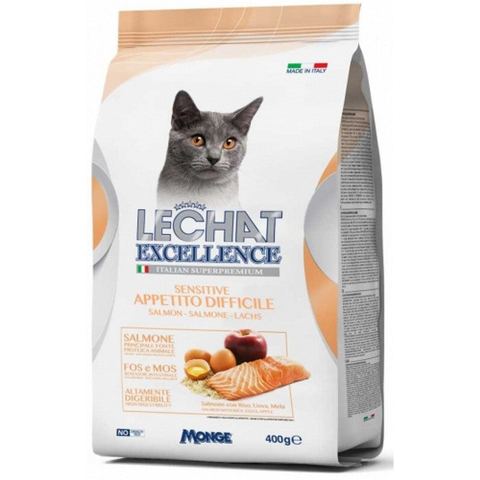 LeChat Excellence Appetito Difficile Sensitive Salmone 400g - MONGE - 34317655965912