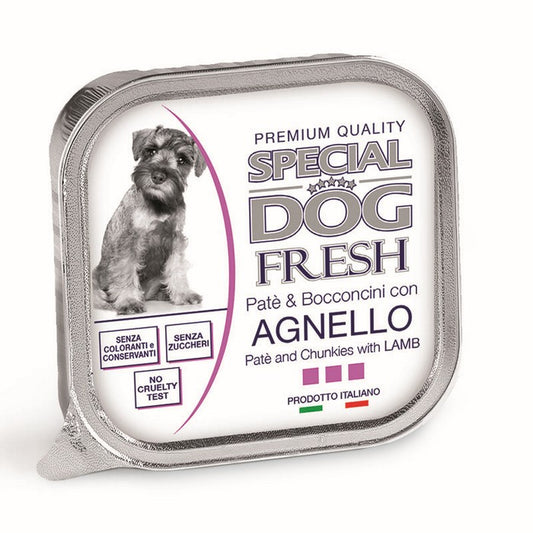 Special Dog Fresh Paté e Bocconcini con Agnello 150g - MONGE - 34317661831384