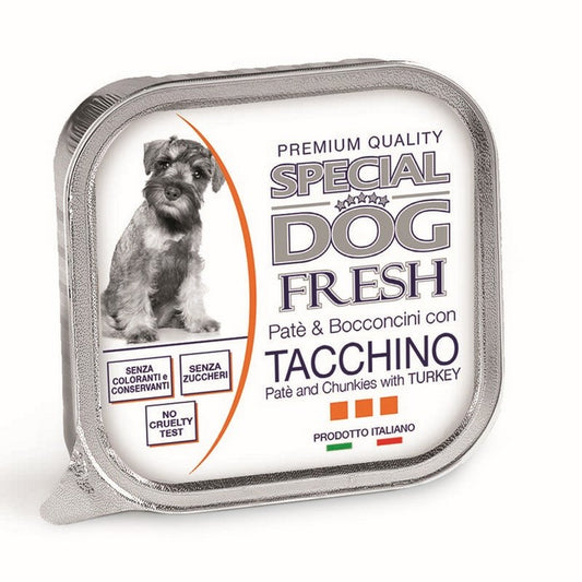 Special Dog Fresh Paté e Bocconcini con Tacchino 150g - MONGE - 34317662388440