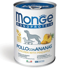 Monge Monoprotein Paté Pollo con Ananas 400g