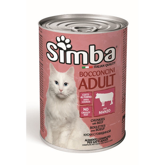 Simba Gatto Bocconcini con Manzo 415g