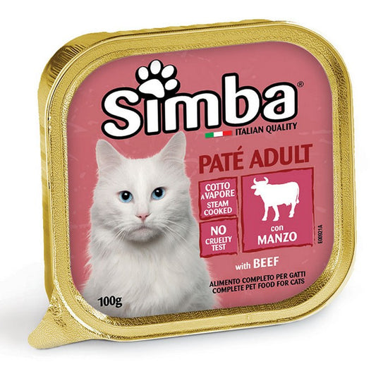 Simba Gatto Paté con Manzo 100g - SIMBA - 34318216200408