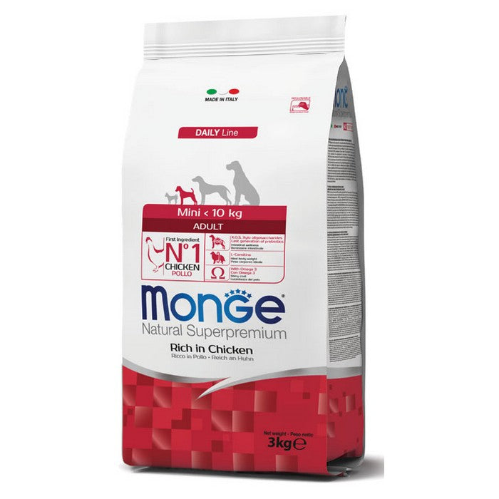 Monge Natural Superpremium Mini Adult Ricco in Pollo - MONGE - 34515989102808