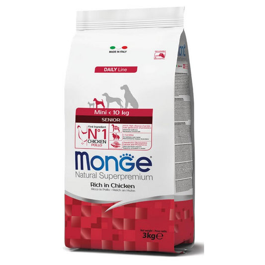 Monge Natural Superpremium Mini Senior Ricco in Pollo - MONGE - 34317792280792