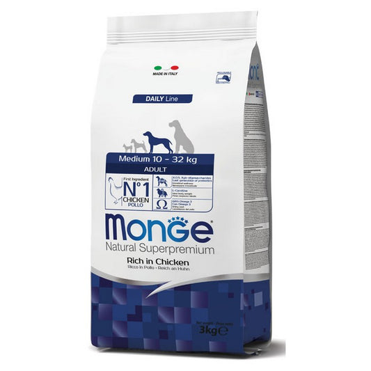 Monge Natural Superpremium Medium Adult Ricco in Pollo - MONGE - 34317986267352