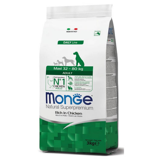Monge Natural Superpremium Maxi Adult Ricco di Pollo - MONGE - 34289981882584