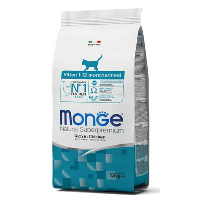 Monge Natural Superpremium Gatto Kitten Ricco in Pollo - MONGE - 34317807780056