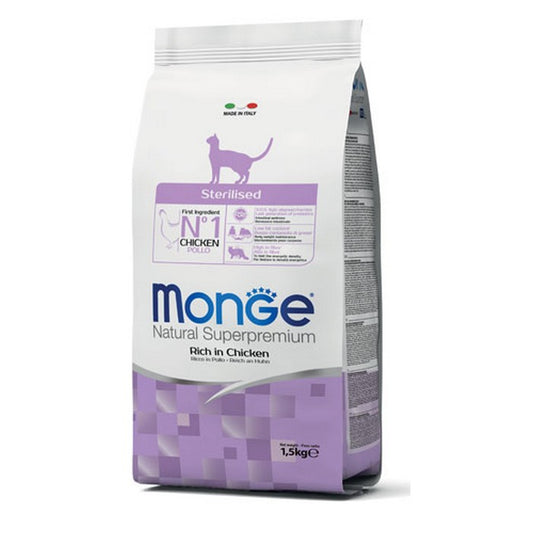 Monge Natural Superpremium Gatto Sterilised Ricco in Pollo - MONGE - 34290008948952