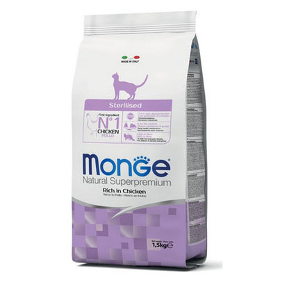 Monge Natural Superpremium Gatto Sterilised Ricco in Pollo