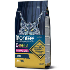 Monge BWild Gatto Low Grain Adult Lepre 1,5kg