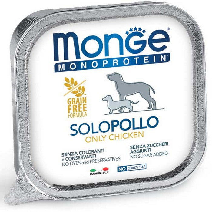 Monge Monoprotein Paté Solo Pollo 150g - MONGE - 34316968820952