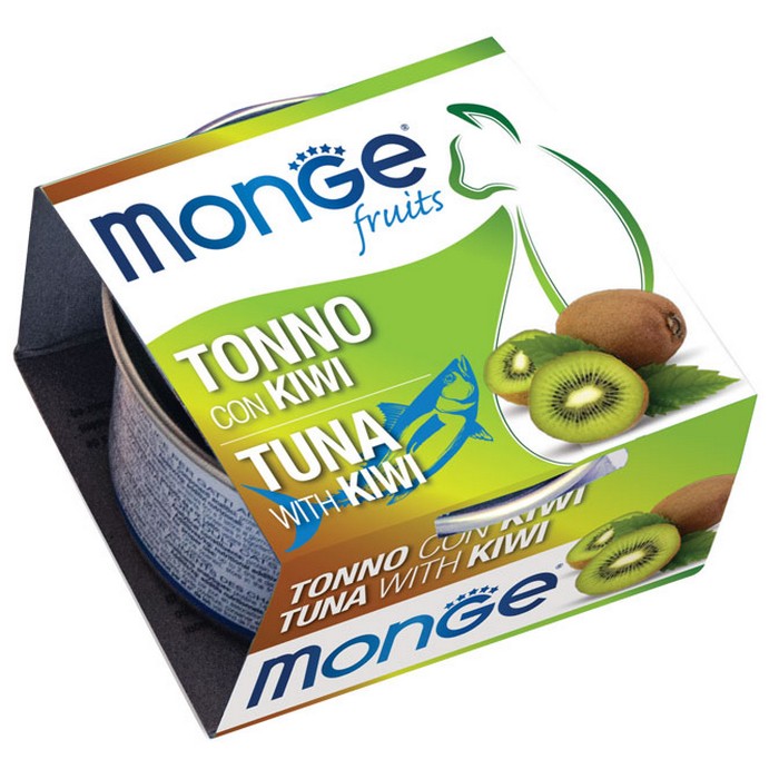 Monge Fruits Gatto Pezzetti di Pollo con Kiwi - Adult 80g - MONGE - 34289856446680