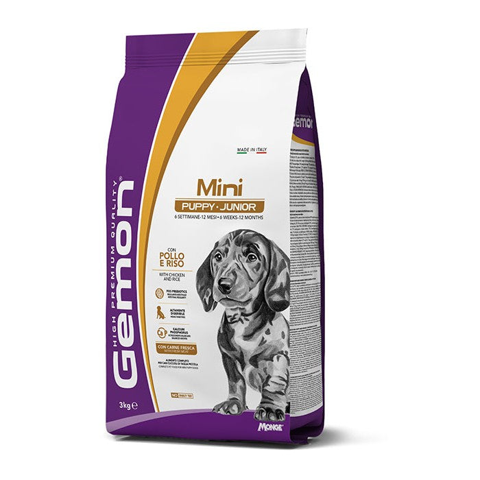 Gemon Mini Puppy and Junior con Pollo e Riso - GEMON - 34775225467096